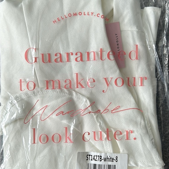 Hello Molly white dress size small - Picture 2 of 2